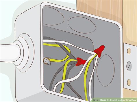 how to put a junction box in foundation wall|how to insert a junction box.